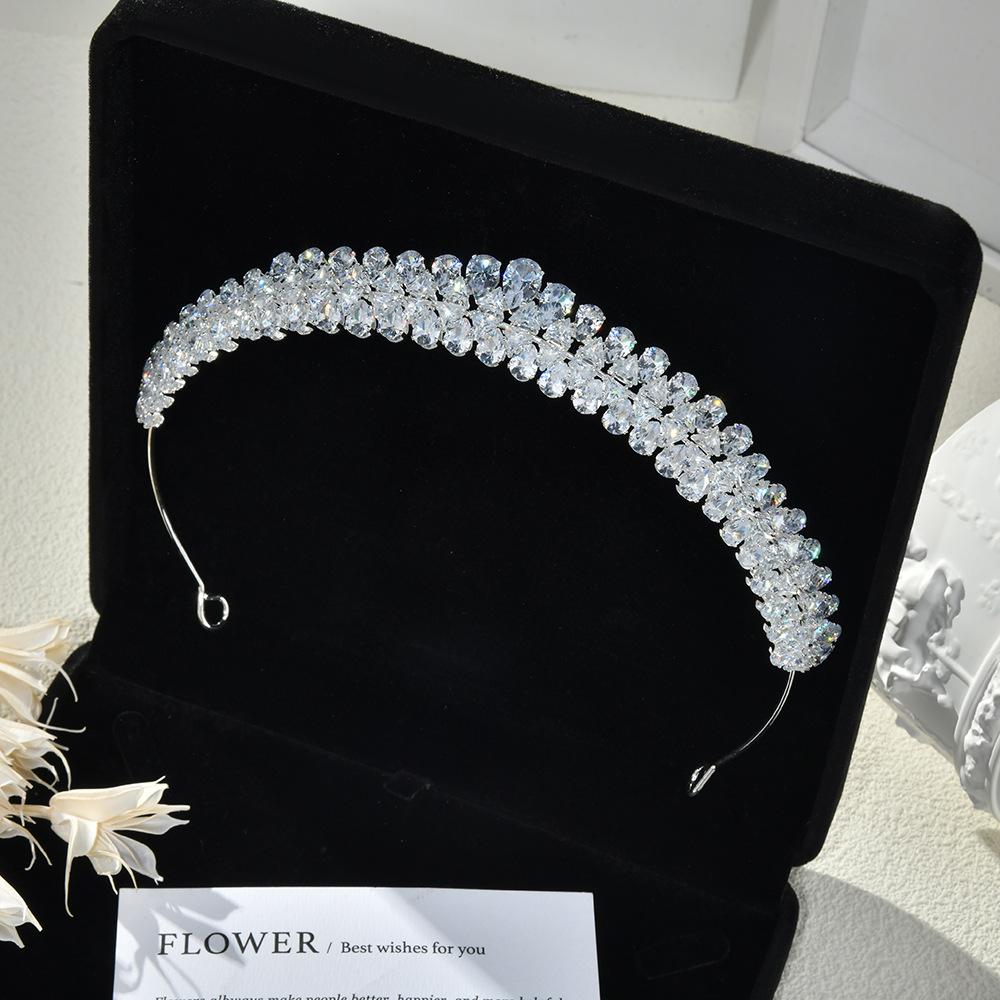 Princess Tiara Crown for Women Girl Zirconia Small Bridal Tiara for Wedding Bride Birthday Party Prom Hair Jewelry Headpiece