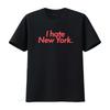 I Hate New York Print T Shirt Trendy Fashion Statement for Urban Style Lovers vintage Washed Top For Everyday Wear