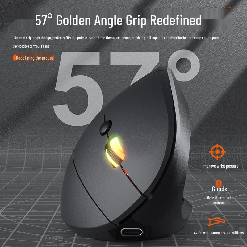 OLOEY M830 Wireless Vertical Ergonomic Mouse