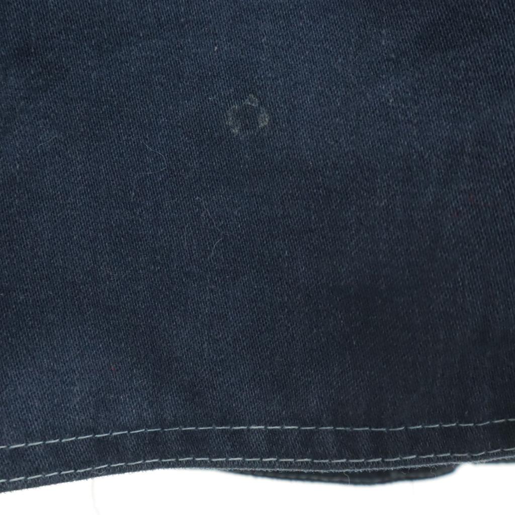 VINTAGE 70s Safari jacket Work jacket 36 Navy Men's Used