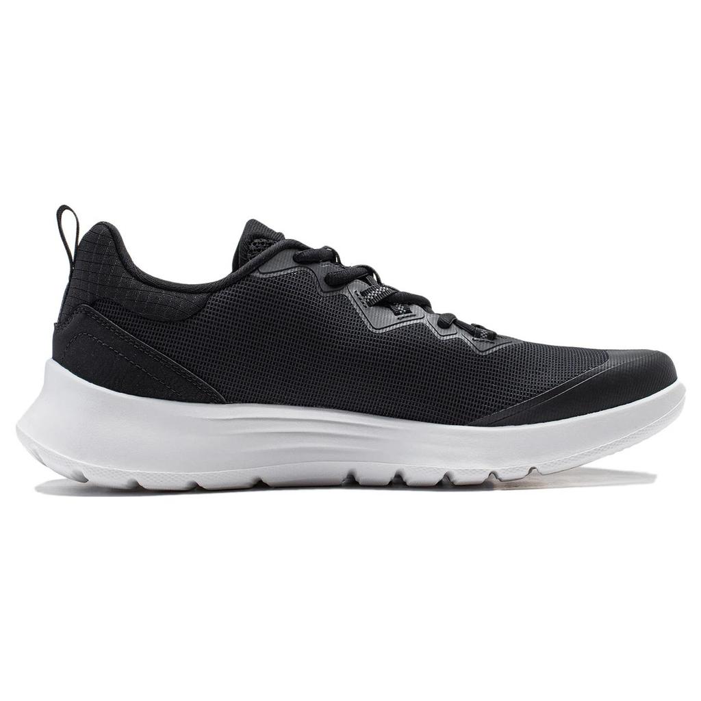 New LiNing Feather Wear Resistant Slip Resistant Low Top Running Shoes Men's Black White ARST065-3