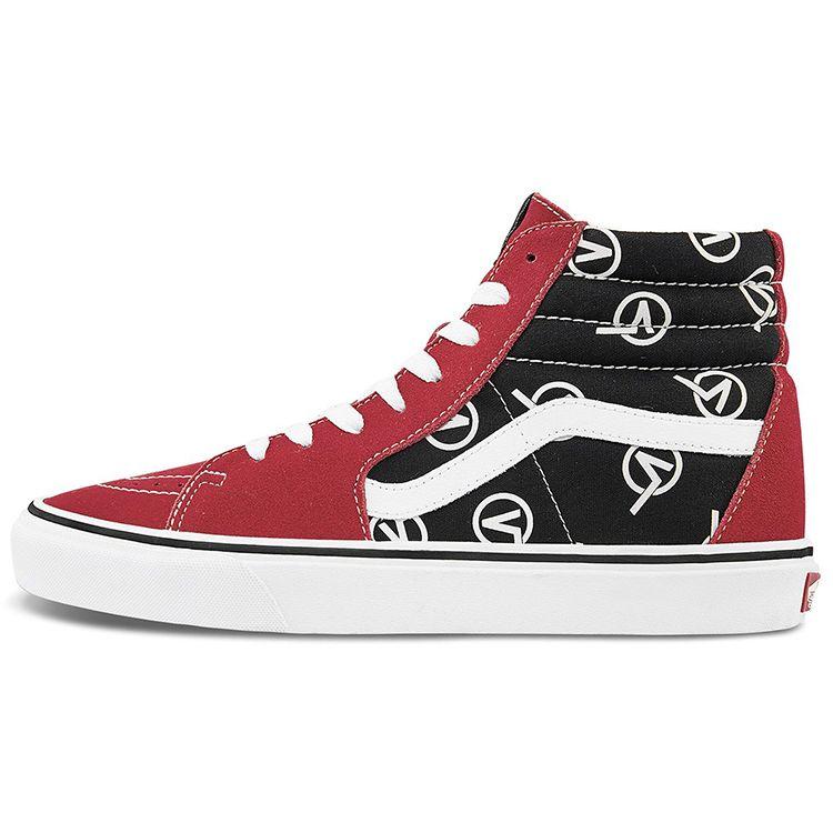 

Кроссовки унисекс Vans Sk8-Hi Circle V Красный Черный VN0A4BV617B