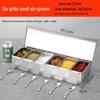 ZISIZ 201 Stainless Steel Flip-Top Condiment Box