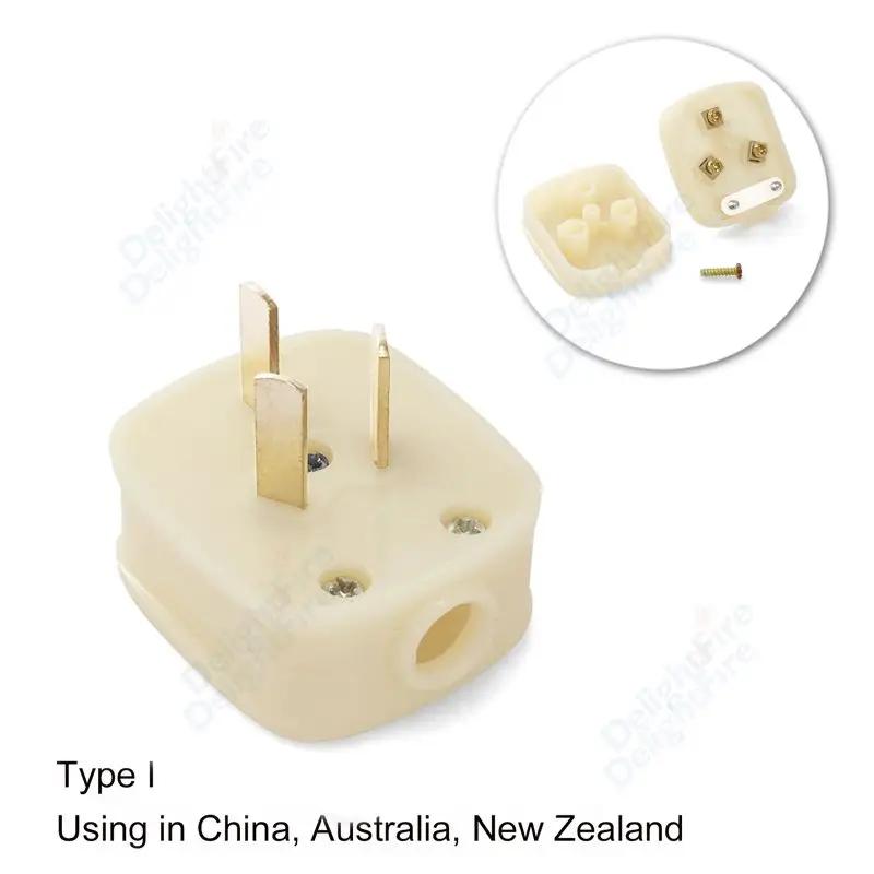 

Германия Schuko Rewireable Power Plug 250V 16A EU CEE 7/7 Стандартный адаптер Розетка Соединитель Электрическая розетка Адаптер питания au
