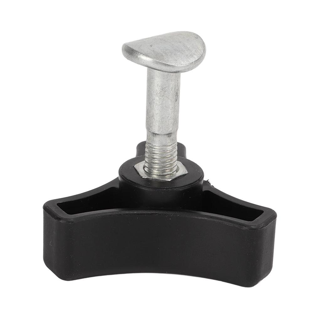 Black Plastic Lawn Mower Triangle Handle Knob Screw Bolt Replacement Lawn Machine Accessories