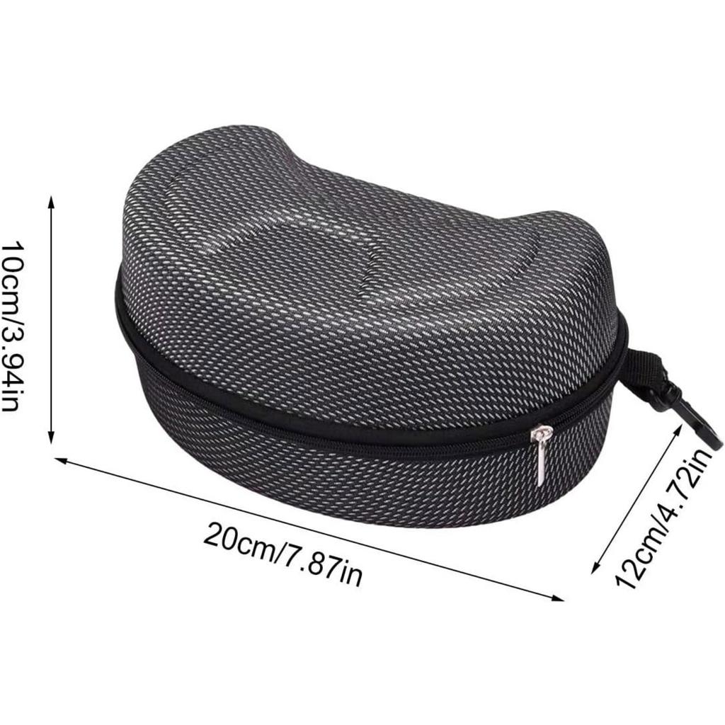 Ski Goggle Case | Hard EVA Glasses Protective Holder - Snowboard Goggles Box,for Sports Outdoor Gym Beach Hiking Snow Travel