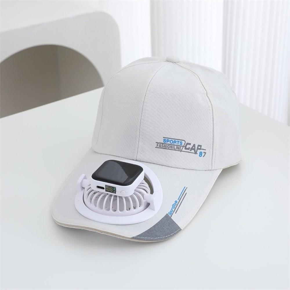 Breathable Solar Cooling Fan Hat Built-in Fan Fan Hat New Baseball Cap Outdoor