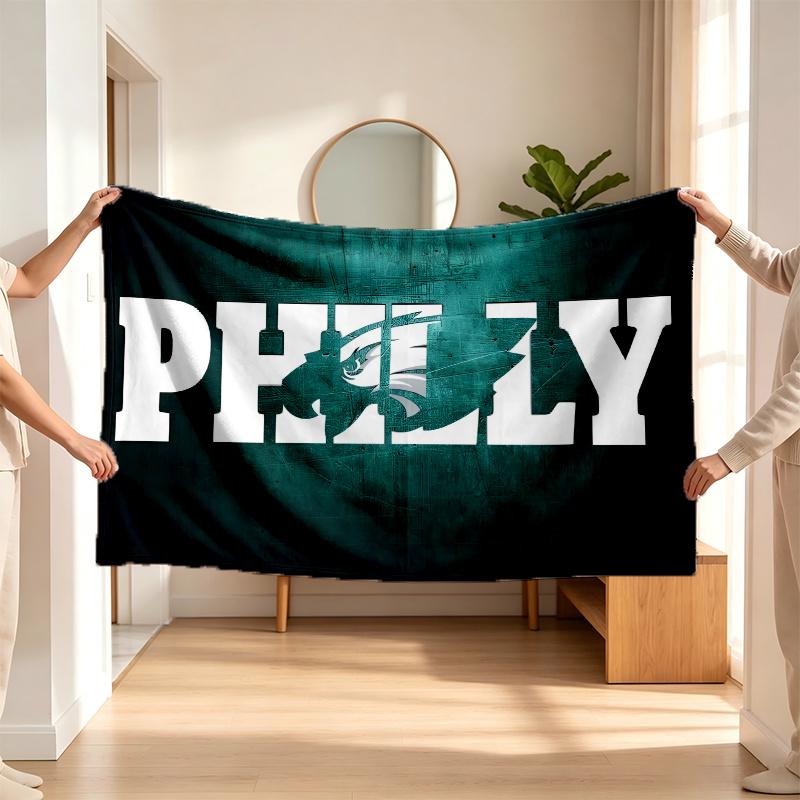 Philadelphia Eagles (23) Flanelinis pledas – švelnus akcentas miegamajam ir svetainei bei jaukia namų dovana