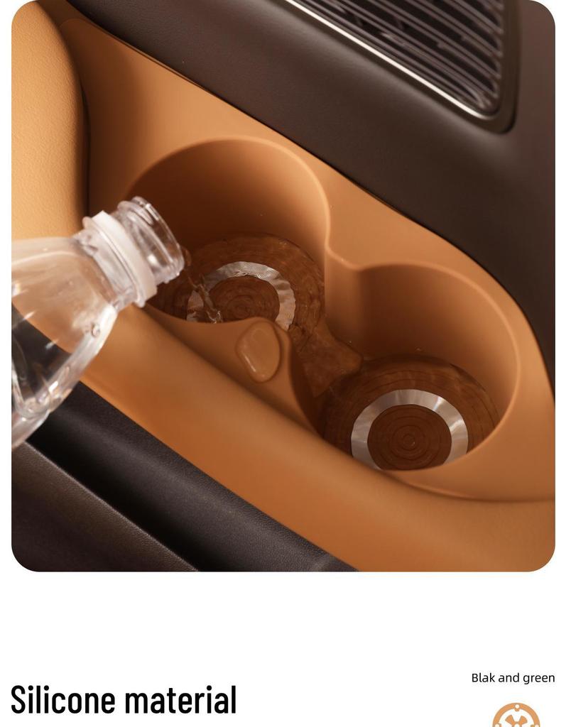 BYD D9 Third Row Car Door Silicone Storage Mat & Cup Holder Accessory