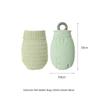 FaSoLa Small Hot Water Bag Baby Belly Water Injection Small Dysmenorrhea Hot Water Bag for Girls Silicone Mini Heattech