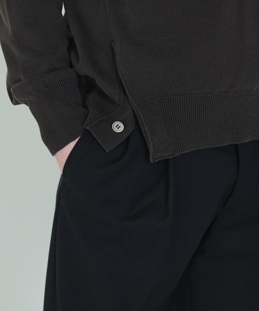 Deossingindeeodeeo Composed Slit Knit Brown