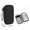Double Layer Data Cable Storage Pouch Cross Border Hot Sale Travel Charger Organizer Handheld Compact Bag