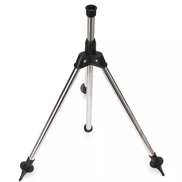 360 Rotary Irrigation Sprinkler Head With Tripod Telescopic Support Automatic Rotating Sprayer Garden Watering Sprinkler Head