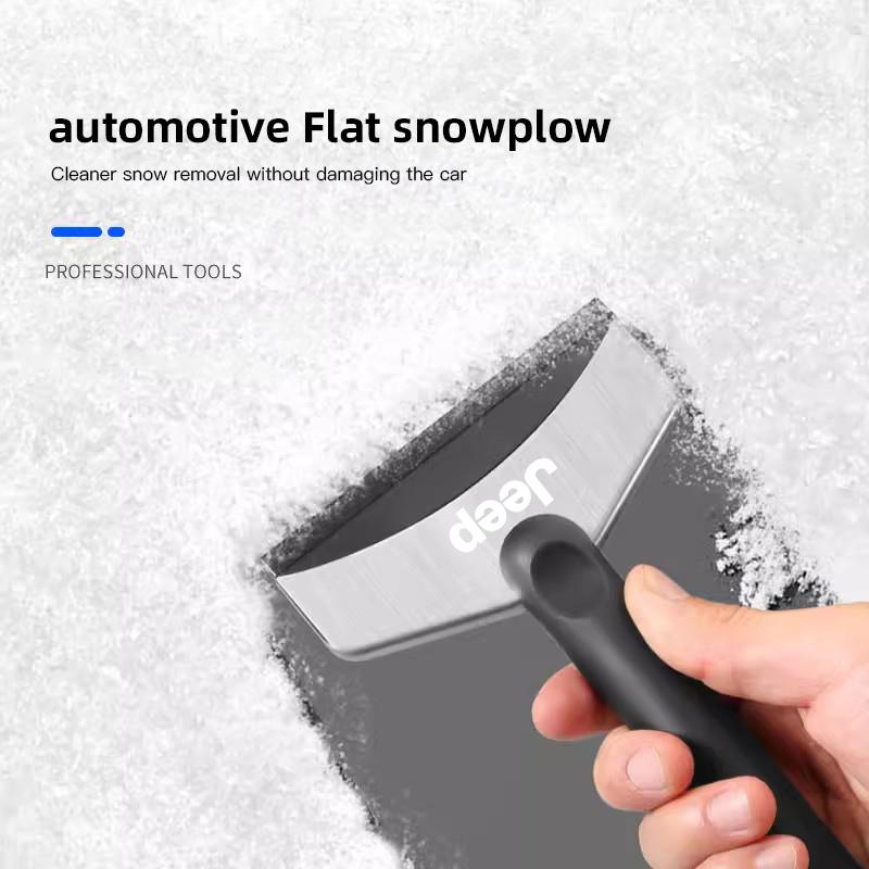 Car Snow Brush Cleaning Shovel Glass Ice Scrapers Tool Accessories For Jeep Renegade Wrangler Gladiator Cherokee Compass Patriot AKR1