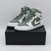 DQ8426-107 Air Jordan 1 Mid Summit White Vintage Lichen (Men's)