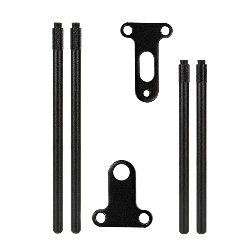 Acessório à Prova de Vento para Pesca de Carpa Liga de Alumínio Barras de Snag Orelhas Alarmes de Mordida Pretos Barra Equipamento de Pesca de Carpa para Amantes de Pesca