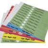 Fluorescent Colored Waterproof Disposable Wristbands for Amusement Parks and Children