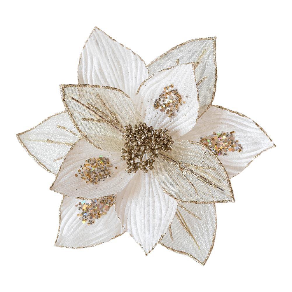 Easy Application Design Christmas Tree Decorations Glitter Sequins Flowers