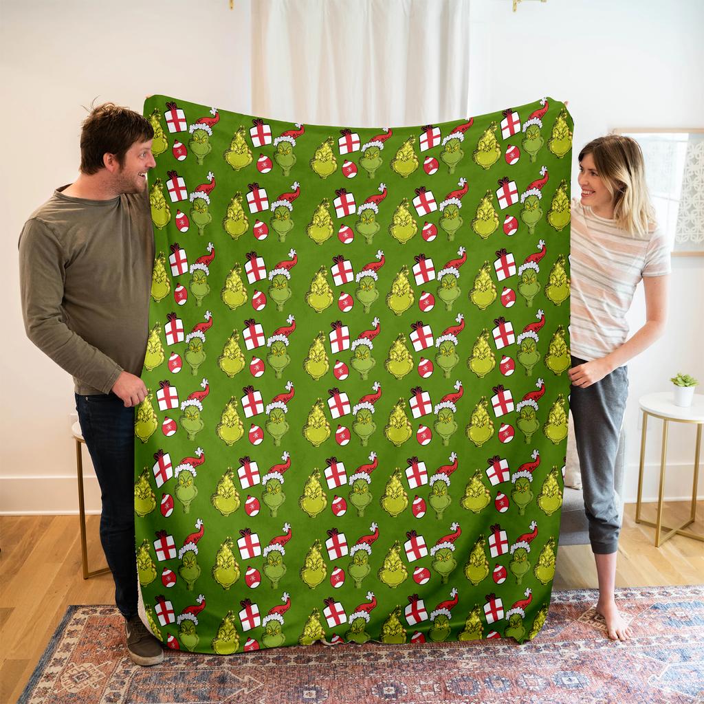 Flanellpledd Juleeksklusivt Personlig Pledd Digitaltrykk