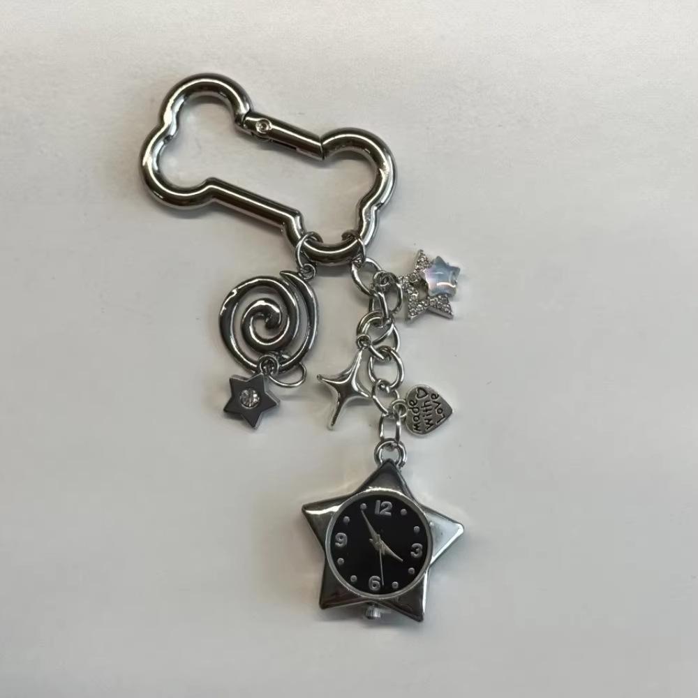 Stern Tasche Verstellbare Uhr Schlüsselanhänger Zinklegierung Japanische Anhänger Tasche Anhänger Original Design Kreativer Halsketten Anhänger Ac