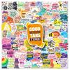 100 Inspirational English Motto Doodle Creative Suitcase Tablet Car Refrigerator Decorative Stickers