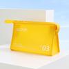 Borsa Trucco Avanzata in Gelatina Impermeabile Borsa da Toilette da Viaggio Borsa Portaoggetti Monocolore Borsa Trucco Grande Capacità RH2310