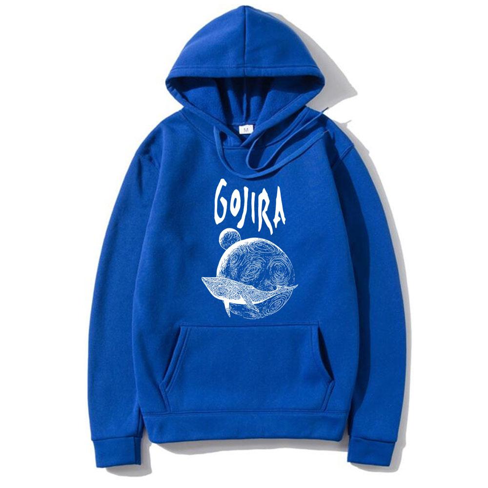 Francouzská metalová kapela Gojira Od Marsu k Siriu Obal alba Mikina Unisex WoUnisex Vintage Rock Oversized Pulovr Unisexs Ležérní Mikiny