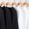Women Men Long Sleeve Sweatshirt Breathable Soft Solid Color Spring Autumn Casual O-neck Loose Pullover Shirt