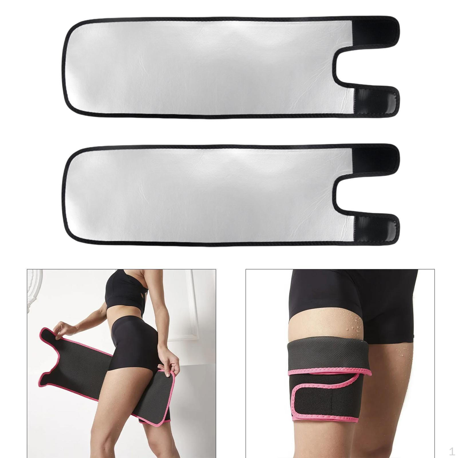 

2 Pack Thigh Support Straps Compression Sleeves for Fitness Activities