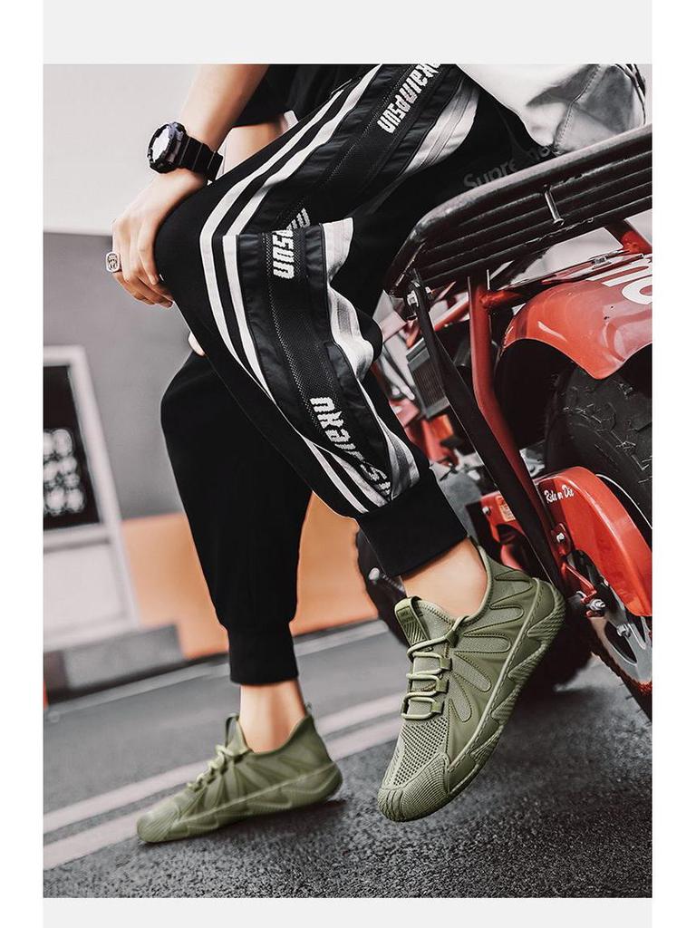 2025 Letní Lehké Pánské Flyknit Tenisky - Prodyšné, Všestranné, Ležérní Síťované Boty