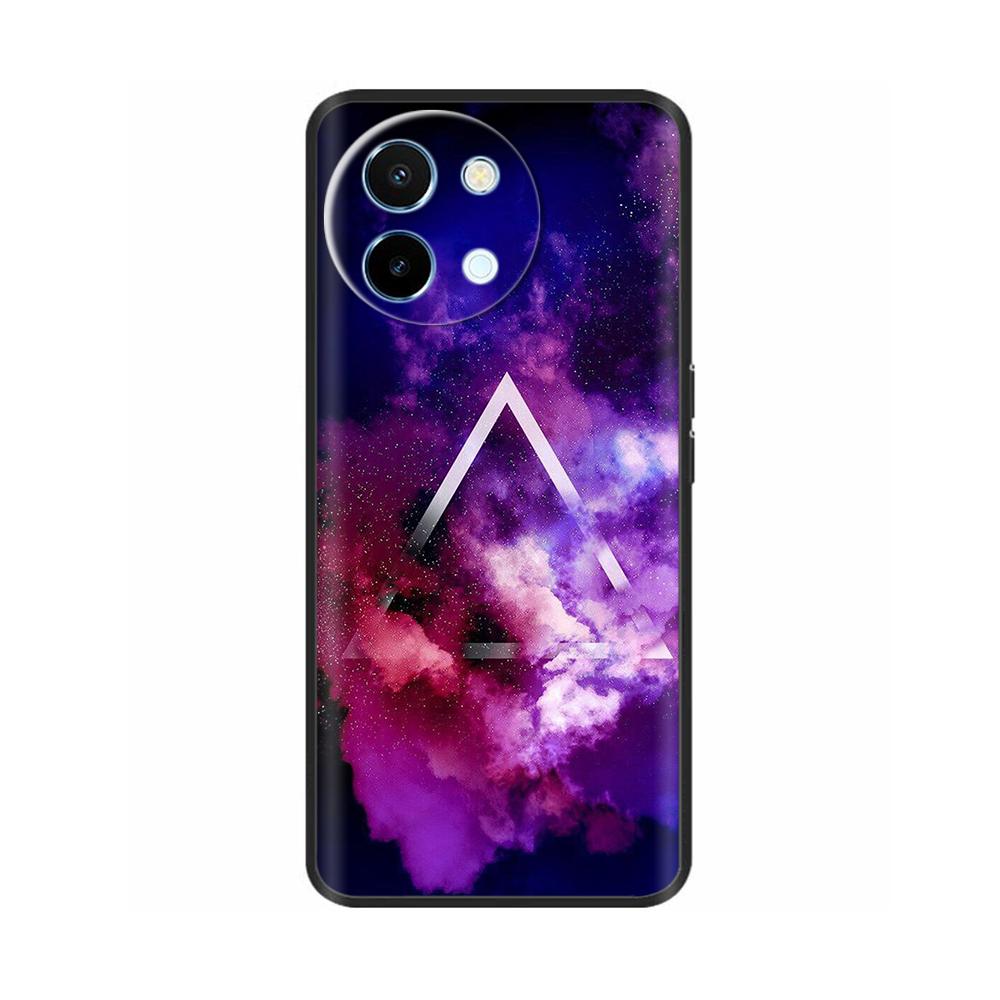 For Vivo Y38 5G Phone Case Painted Soft Black TPU Silicone Bumper For Vivo Y38 Y200i Y200t T3x Protective Back Cover Cases Capas