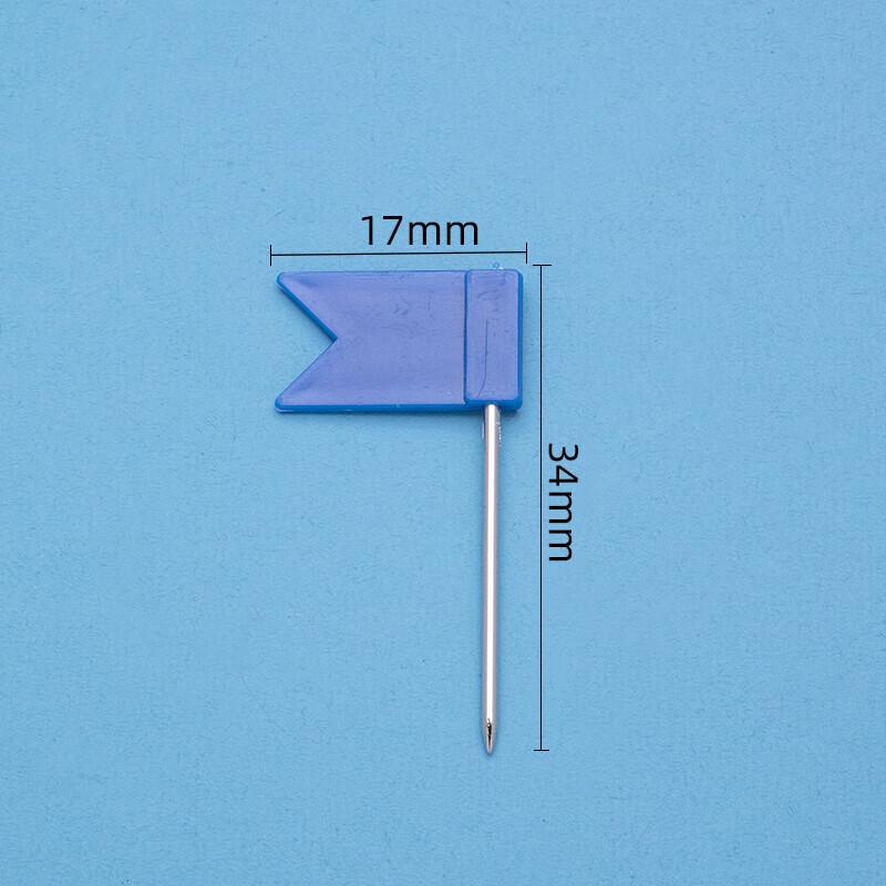 Colored Flag Map Pushpins