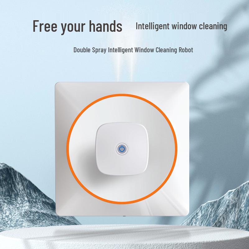 2026 Smart Window Cleaner: Ultra-Thin, Automatic, Dual-Spray Remote-Controlled for Home Use Standard
