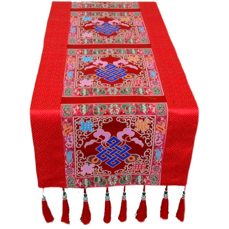 Tibetan-style Table MATS Zen-inspired Dining Tables Coffee Tables TV Cabinets Long Table Flags/classical Home Fabric Decorations