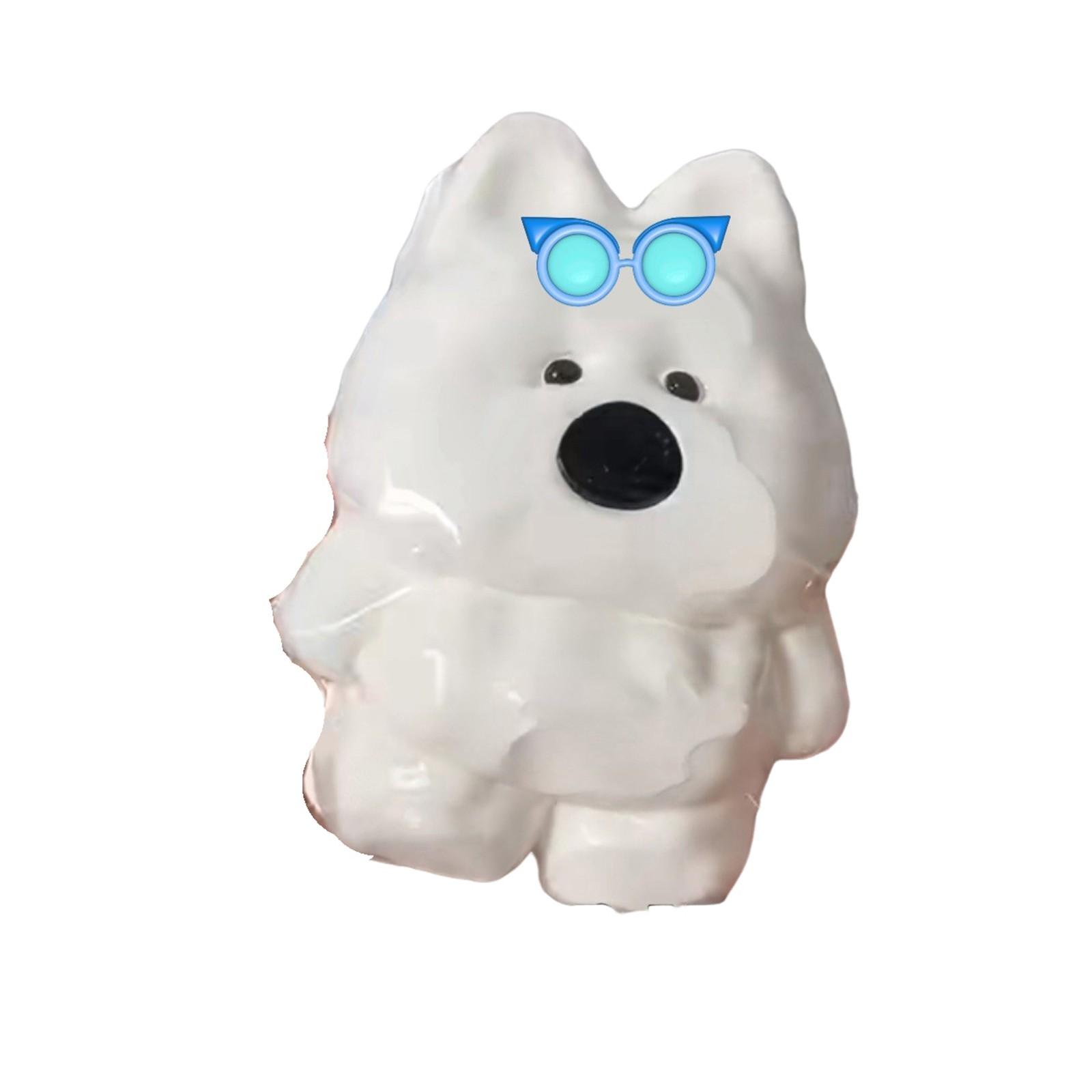 

Игрушки для щенков ручной работы, супер мягкие игрушки для снятия стресса One Size белый