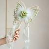 Chinese Style Retro Butterfly Fan Traditional Ancient Embroidery Fan Decorative Fluffy Silk Flower Fan Ancient Style Performance