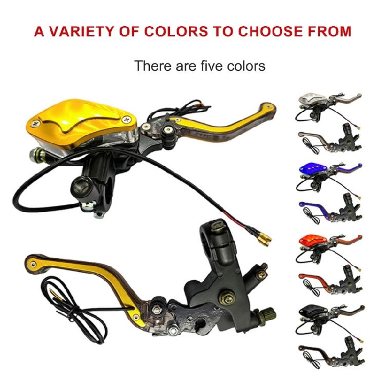 Universal Motorcycle Brake Clutch Lever Hydraulic Main Cylinder with High Light LED Designing Motorcycle Accessories