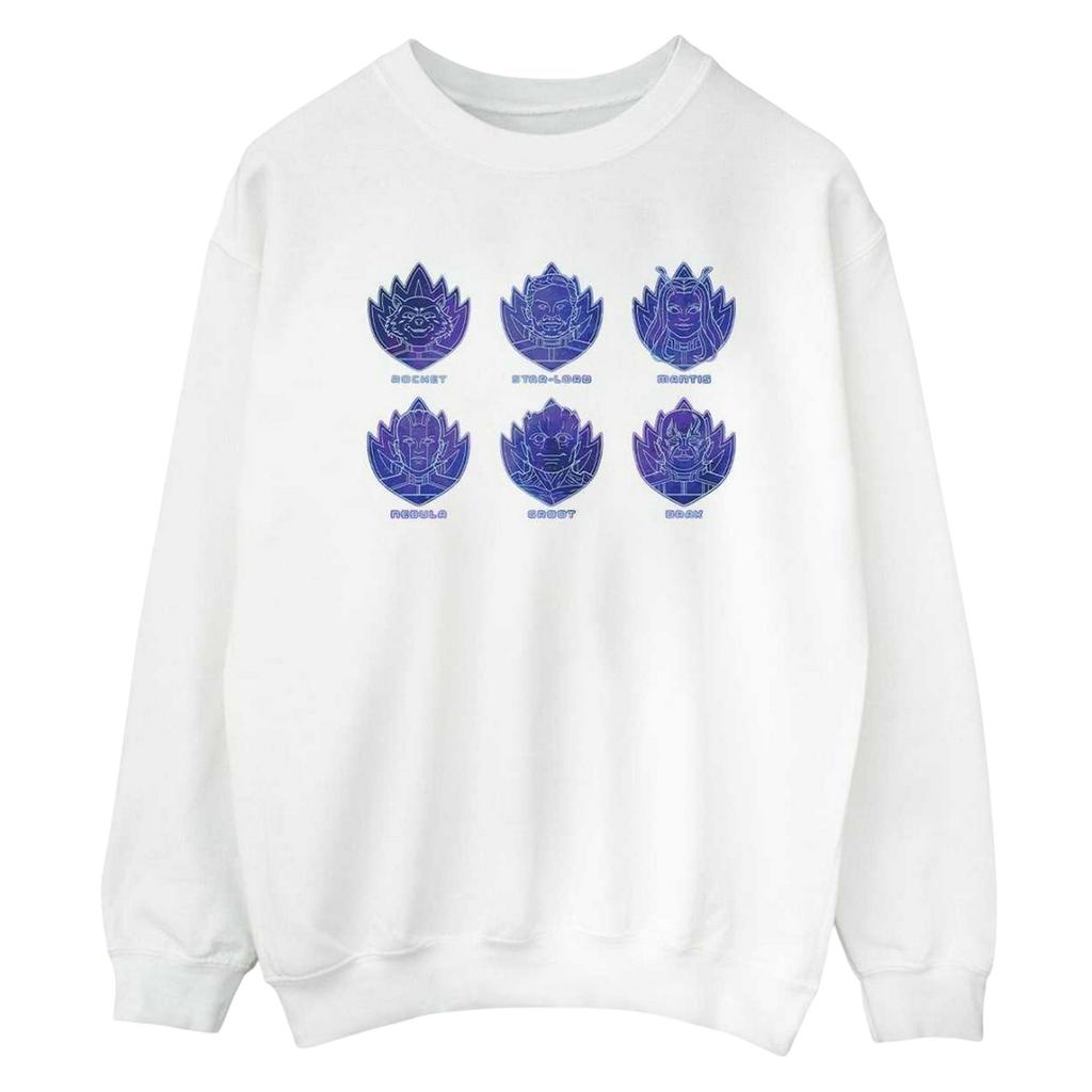 Guardians Of The Galaxy Volume 3 Womens/Ladies Crew Badge Sweatshirt