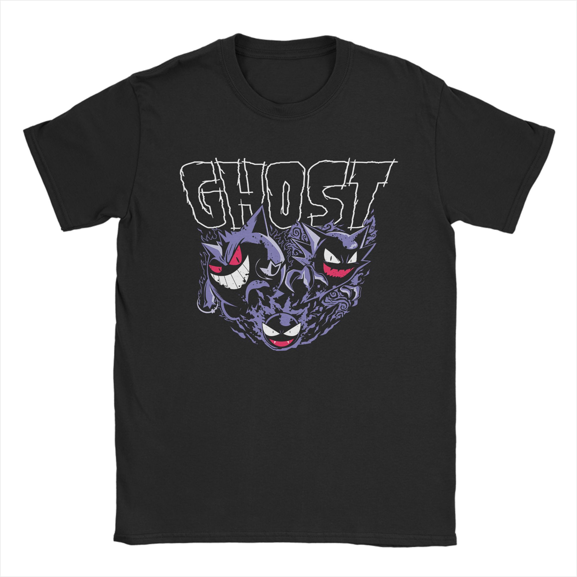 XIXI Fashion Pokemon T-shirt Heren 100% Katoen Casual T-shirts Ronde Hals T-shirt Korte Mouw Kleding Zomer XL