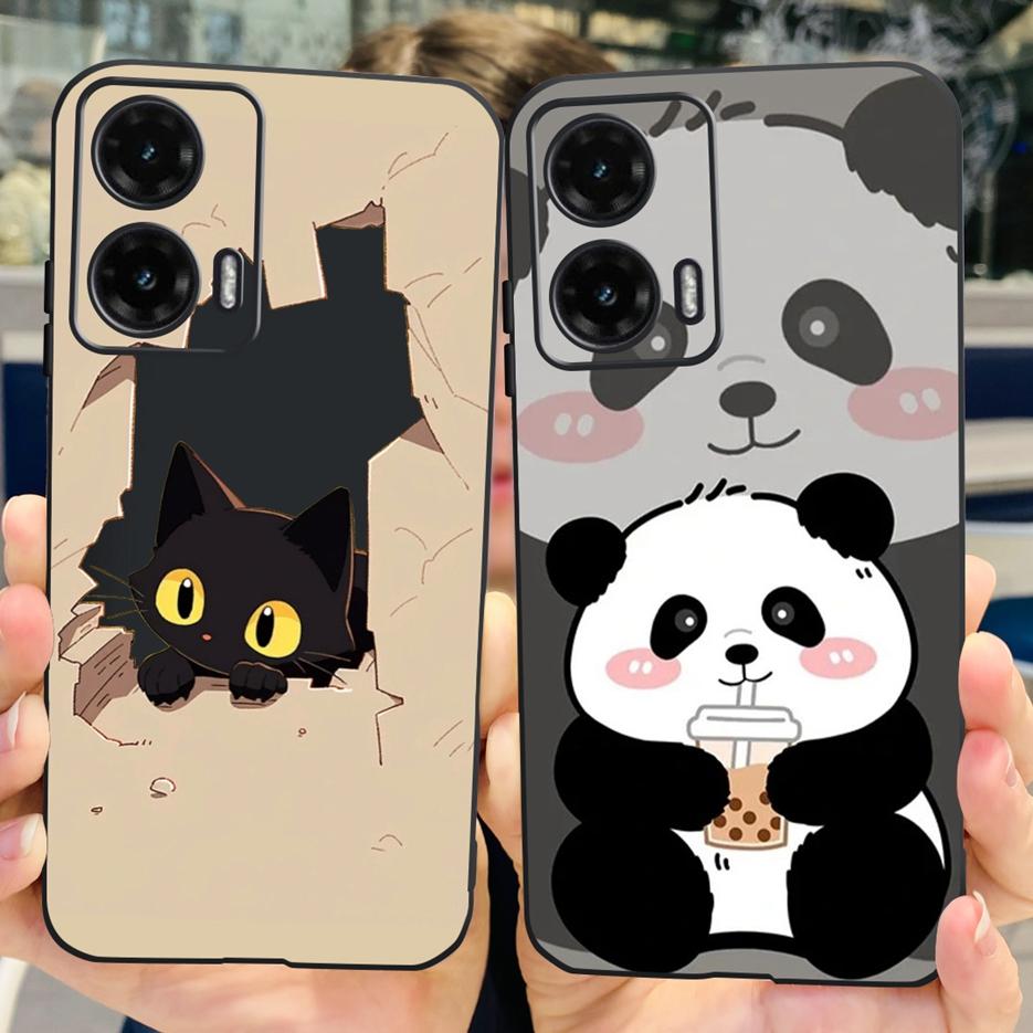 For Motorola Moto G35 G55 G85 Case Cute Painted Cover Matte Phone Case For Moto G85 G 35 G55 MotoG35 MotoG55 MotoG85 Soft Fundas