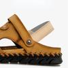 Fashion Genuine Leather Men's Sandals Soft Comfor Slippers Men Summer Outdoor Beach Shoes designer High Quality Men sandalias Plus Size