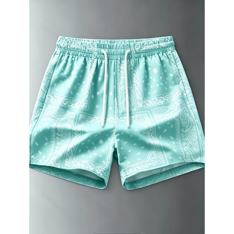 Men's casual sports shorts, men's style shorts, drawstring waist
