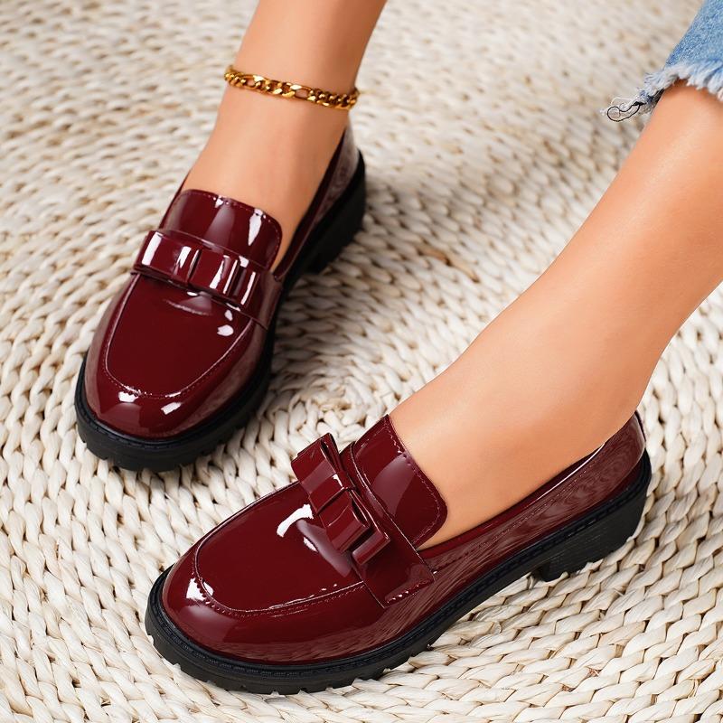 Large size women's spring and autumn new small leather shoes flat shoes single shoes women's shoes