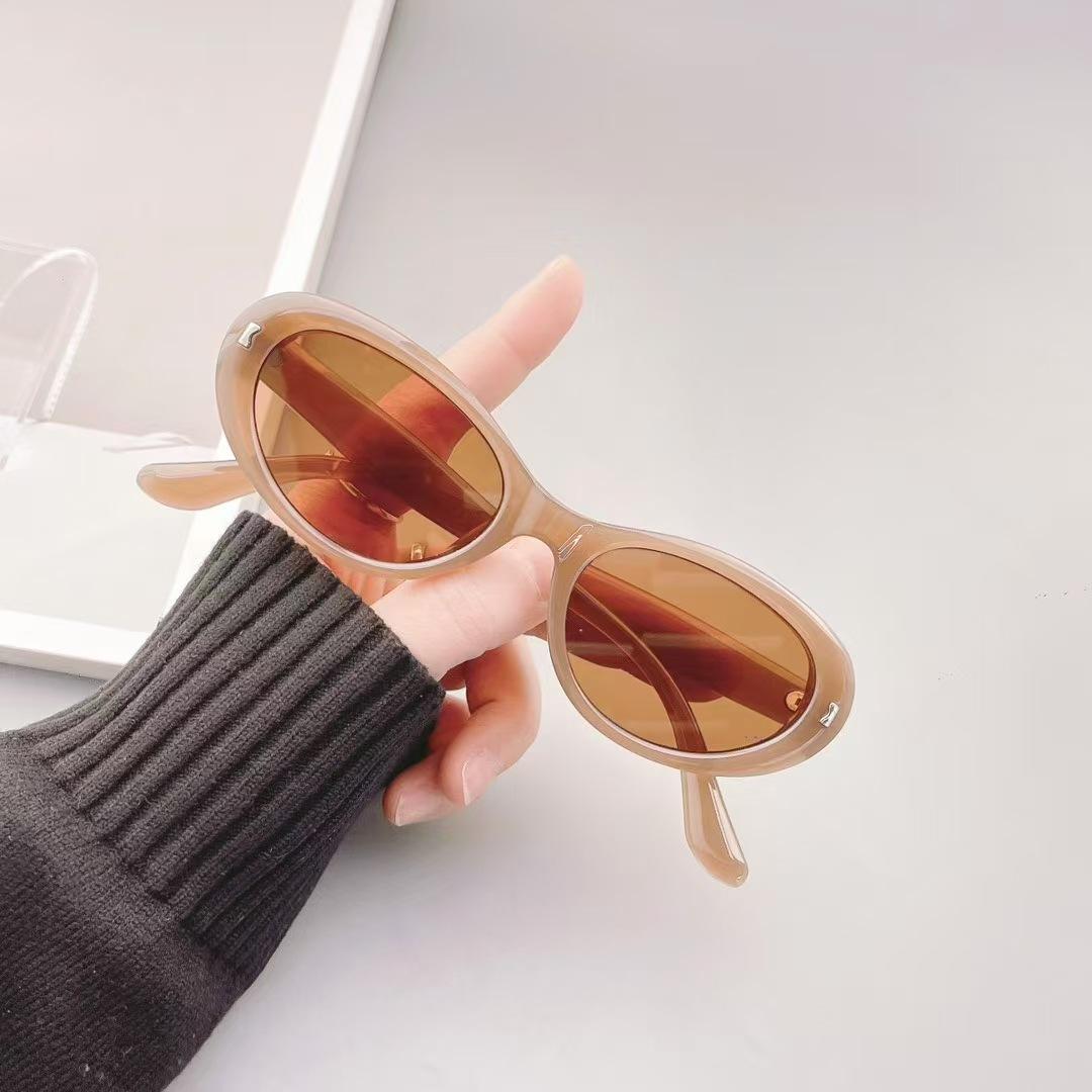 

Новые стильные женские солнцезащитные очки овальной формы с защитой от УФ, крутые солнцезащитные очки, очки для путешествий и хайкинга, мужские