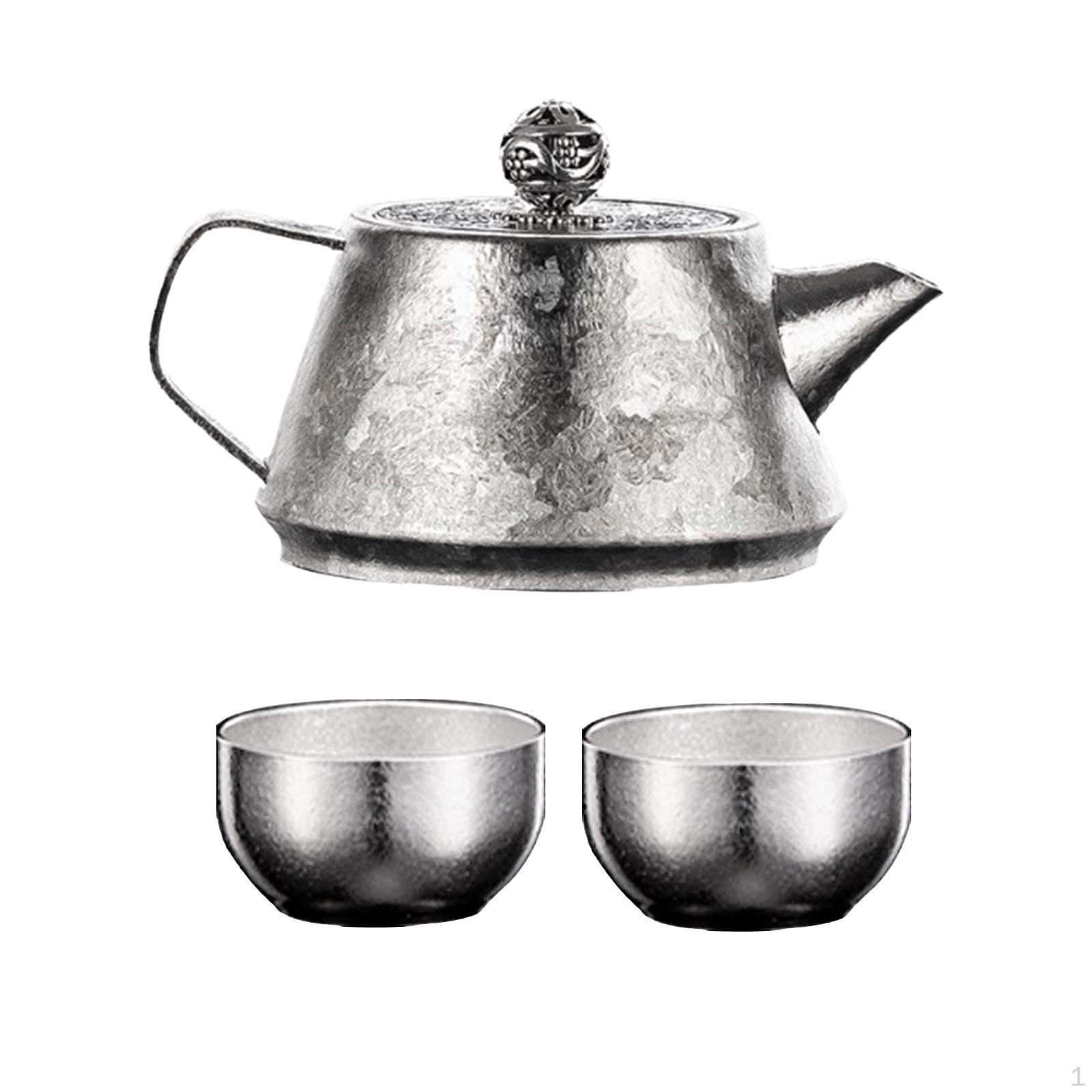 

- Чайник, заварник, заварник для рассыпного чая, термостойкий, 300 мл, мини-чашка для путешествий, дома, 1 Teapot 2 Cups