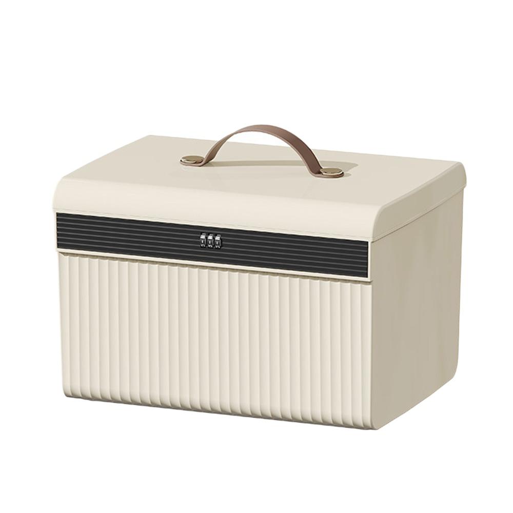 

Замиканий Бокс-Сховище Двошаровий Ящик для Зберігання Побутовий Кодовий Замок Сейф Домашній Офіс Large