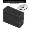 5Pcs Professional Breathing Machine Filter Cotton Replacement AccessoryBlack