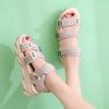 Summer New Platform Sandals Sports Style One-character Open-toed Velcro Sandals