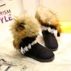 Fashion Winter 2024 New In Ladies Mid Calf Snow Boots Spring Autumn Pu Large Size Warm Comfortable and Elegant 39 Female Half High Shoes