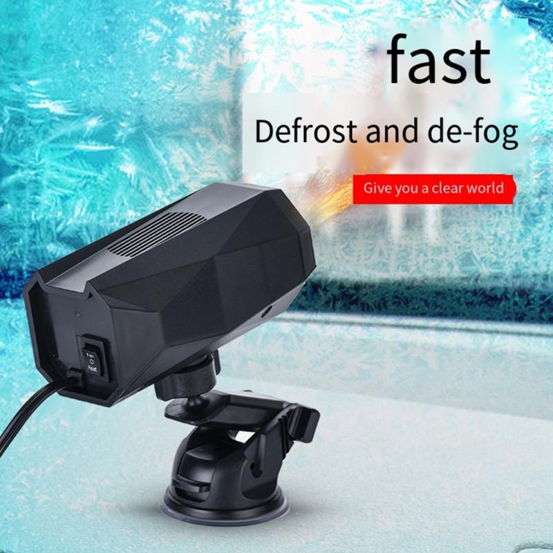 Quick Heat Car Space Fan Heater, 12V Portable Auto Heating Coolers with Overheat Protection for Cozy Driving Experience